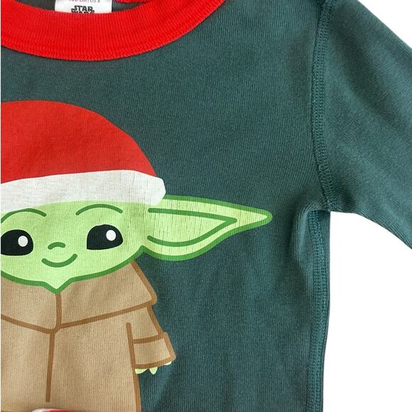 HANNA ANDERSSON STAR WARS Yoda Pajama Set 4T - Picture 2 of 8